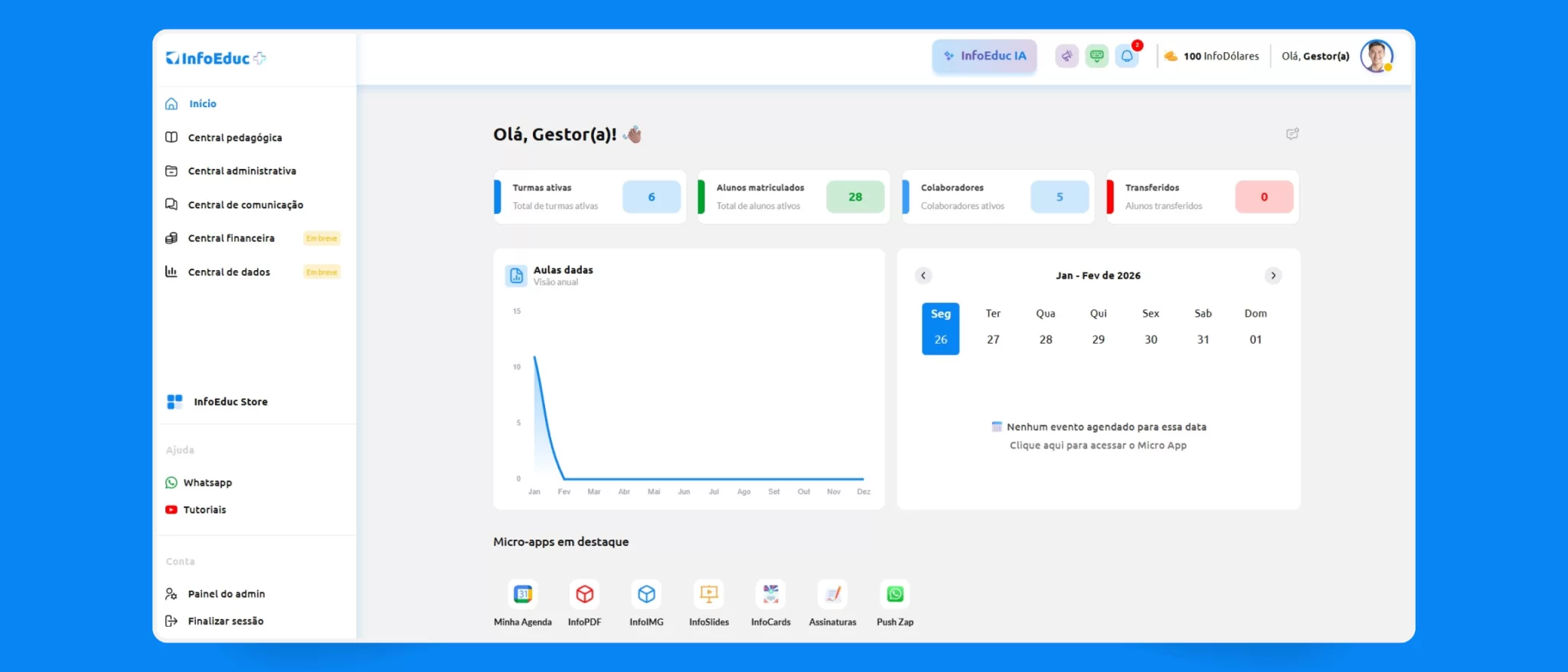 Gestão Escolar - InfoEduc Plus